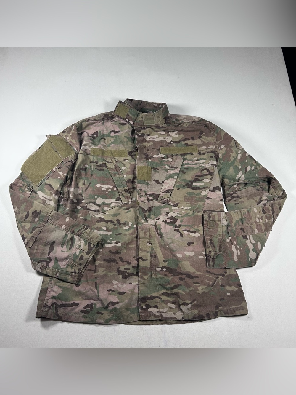 US Army OCP FRACU Combat Jacket Regular Flame Resistant Multicam Coat Sz Medium